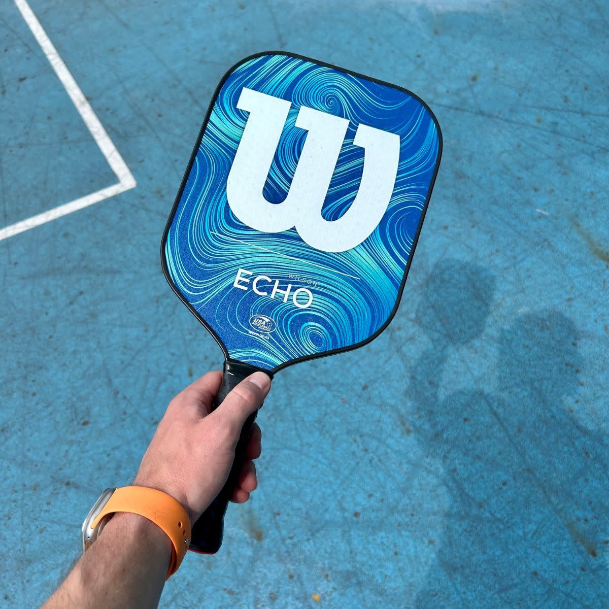 <p><a href="https://go.redirectingat.com?id=74968X1596630&url=https%3A%2F%2Fwww.wilson.com%2Fen-us%2Fproduct%2Fecho-energy-pickleball-paddle-wr11990%23colors%3D78563%26size%3D75517&sref=https%3A%2F%2Fwww.menshealth.com%2Ftechnology-gear%2Fg40298296%2Fbest-pickleball-paddles%2F" rel="nofollow noopener" target="_blank" data-ylk="slk:Shop Now;elm:context_link;itc:0;sec:content-canvas" class="link rapid-noclick-resp">Shop Now</a></p><p>Echo Energy Pickleball Paddle</p><p>wilson.com</p><p>$119.95</p><span class="copyright">CREDIT: JOHN THOMPSON</span>