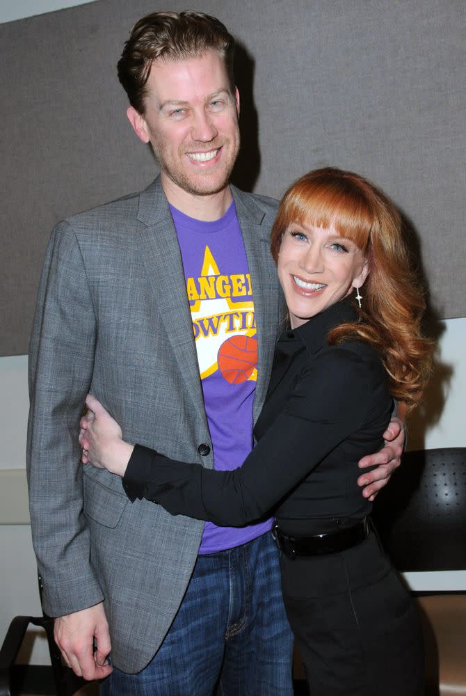 From left: Randy Bick and Kathy Griffin | Barry King/Getty