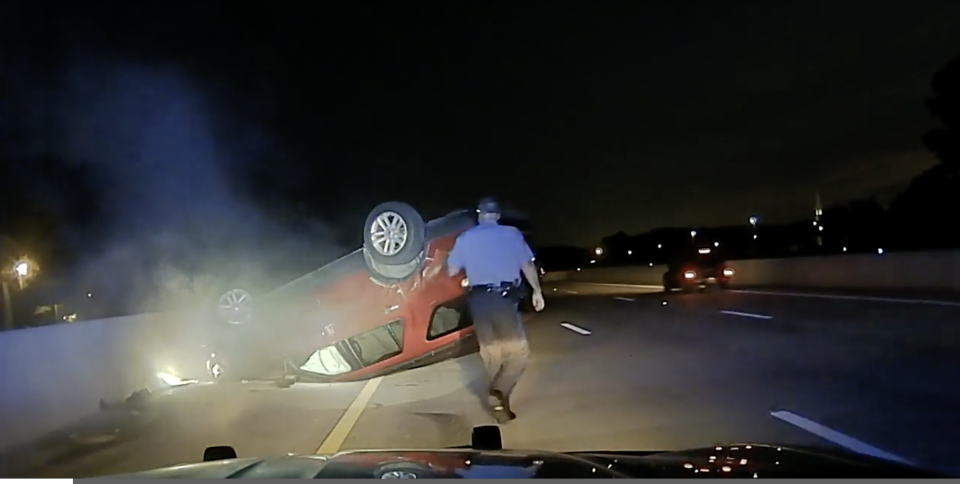 An Arkansas woman has filed a lawsuit against a state trooper for employing a driving technique that flipped her vehicle over on the road while she was pregnant.