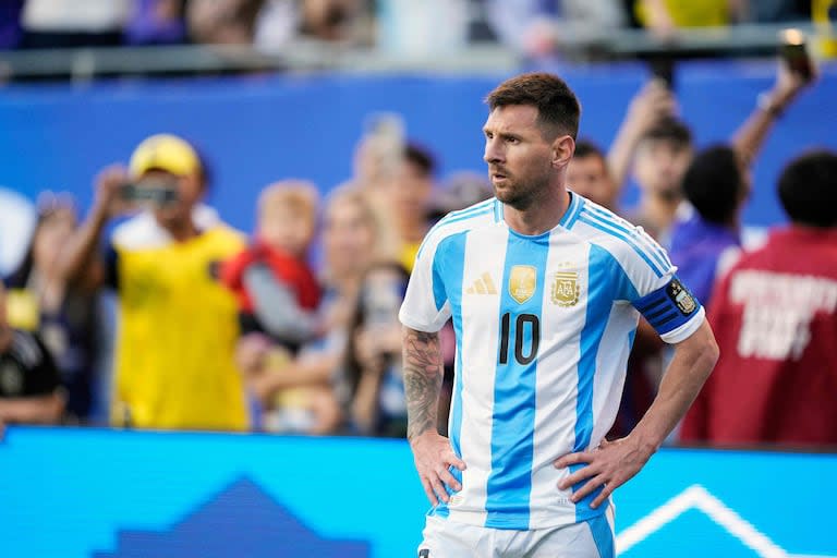 Lionel Messi, el capitán de una selección argentina que buscará el bicampeón de América en Estados Unidos