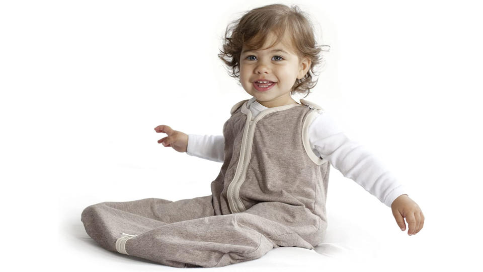 Baby Deedee 100% Cotton Baby Sleeping Bag Wearable Blanket, Mocha Heather, Large (18-36 Months). (Photo: Amazon SG)