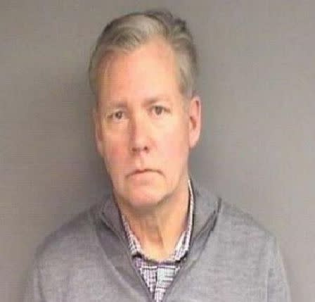 Chris Hansen, known for the controversial "To Catch a Predator" series, found himself on the other side of the law Monday. (Photo: Stamford Police Department)