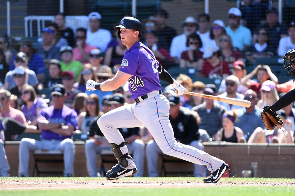 Ryan McMahon isn’t getting the playing time needed to make an impact. (Photo by Norm Hall/Getty Images)