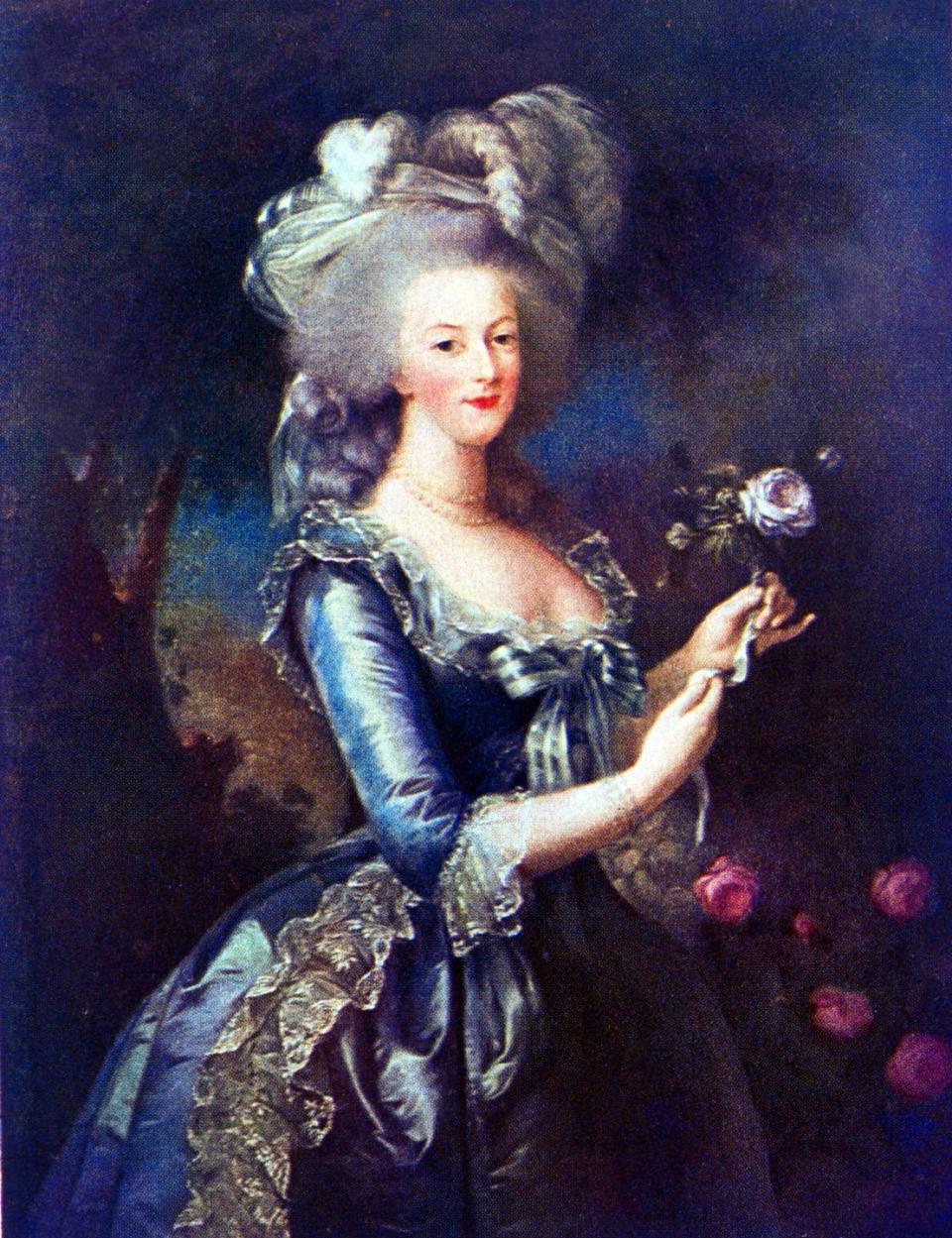 <p>When Louis XVI married 14-year-old Marie Antoinette, he didn't even do so in person. According to <a href="https://www.history.com/news/royal-weddings-gone-bad" rel="nofollow noopener" target="_blank" data-ylk="slk:History;elm:context_link;itc:0;sec:content-canvas" class="link "><em>History</em></a>, the nuptials "took place by proxy in the bride’s native Vienna; her older brother Ferdinand stood in as the groom at the altar." Not your usual royal wedding. And per History, "In what was seen as a bad omen at the time, his wife let a large blot of ink fall onto the marriage contract, covering half her name."</p>