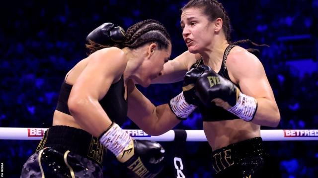 Chantelle Cameron vs Katie Taylor 2 summary online, round by round, stats  and highlights - AS USA