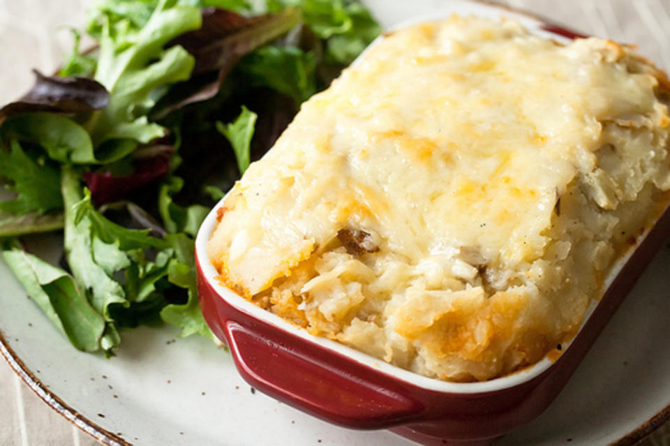 <p>Crumb Blog</p><p>Add some Tex-Mex flair to kick up this classic casserole. <a href="http://www.crumbblog.com/comfort-food-southwest-turkey-shepherds-pie/" rel="nofollow noopener" target="_blank" data-ylk="slk:Get the recipe HERE;elm:context_link;itc:0;sec:content-canvas" class="link ">Get the recipe HERE</a></p><p><strong>Related: <a href="https://parade.com/844483/deannasamaan/31-recipes-featuring-falls-secret-ingredient-beer/" rel="nofollow noopener" target="_blank" data-ylk="slk:31 Fall Food Recipes With Beer;elm:context_link;itc:0;sec:content-canvas" class="link ">31 Fall Food Recipes With Beer</a></strong></p>