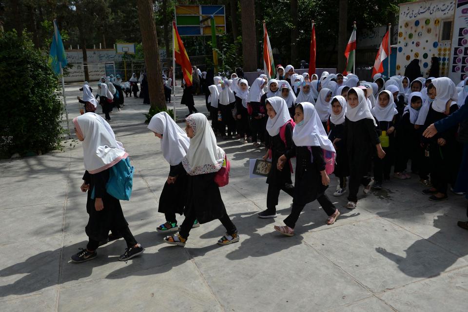 A generation of Afghan girls has been educated since the 9/11 attacks (AFP via Getty Images)