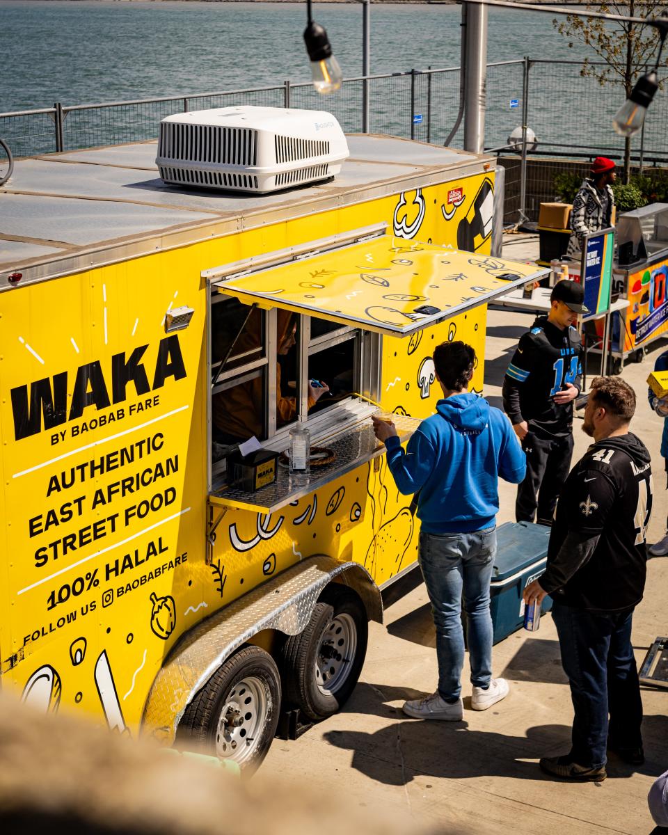 Waka food truck offerings.