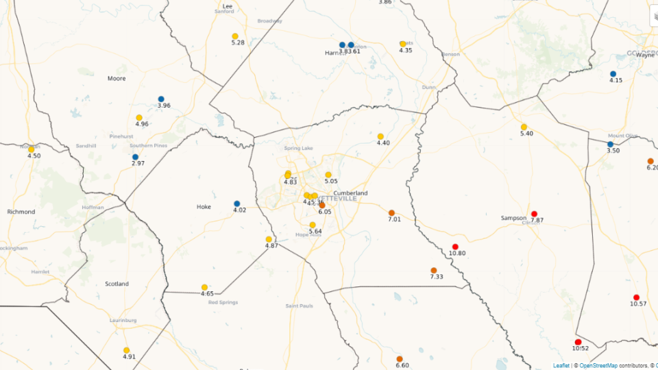 It's been a wet week across the Cape Fear region.