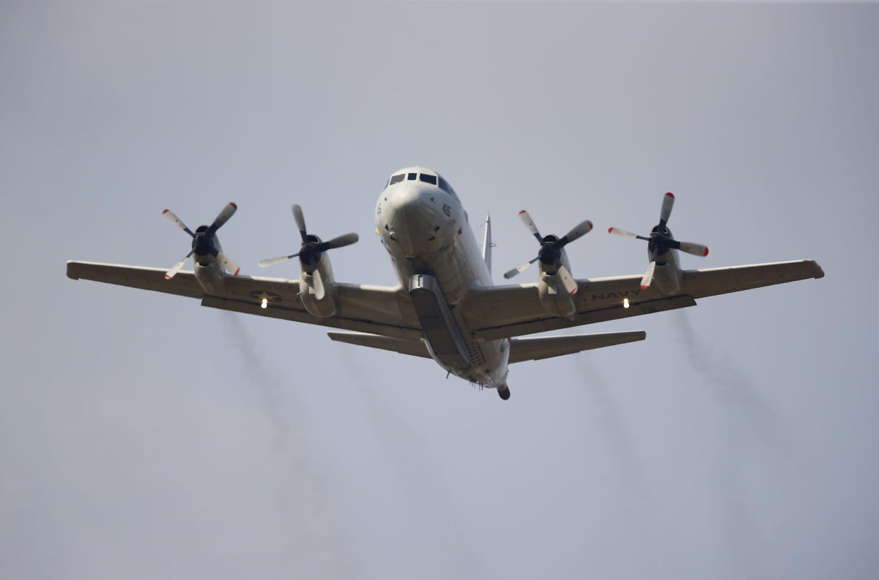 U.S. Navy P-3 Orion Maritime patrol aircraft