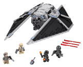 <p>“Prepare for launch with the amazing TIE Striker, the Empire’s atmospheric patrol fighter! Open the minifigure cockpit from the top or front and put in the TIE Pilot. Help the Imperial ground crew member put supplies in the rear hold and arm the spring loaded shooters. Then adjust the huge wings and launch into the skies in search of rebels. Includes four minifigures: TIE Pilot, Imperial Ground Crew, Imperial Shoretrooper and Rebel Trooper.”</p>