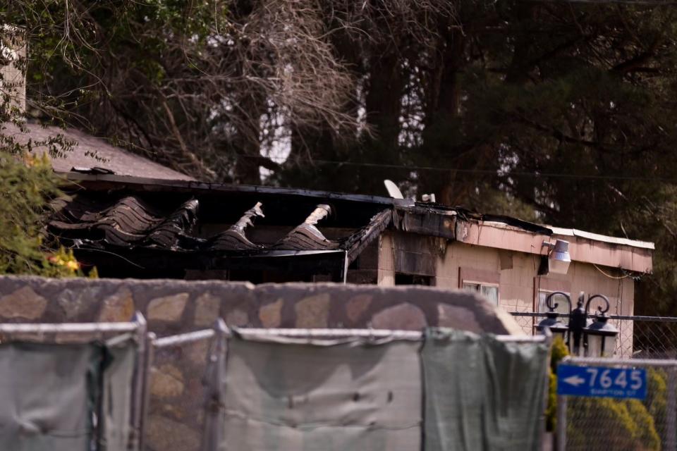 El Paso firefighters responded to a fire that killed two people on Thursday night, April 18, at a home in the 7600 block of Barton Street near North Loop Drive in the Lower Valley.