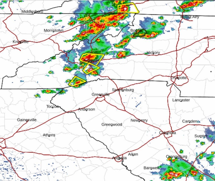 NWS weather map for Aug. 2