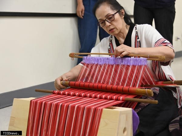 十三行泰雅編織文化特展，呈現織布文化復振成果。(圖:新北市立十三行博物館提供)