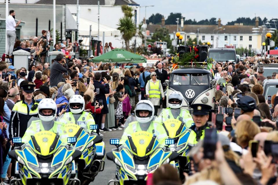 Sinead O'Connor funeral.