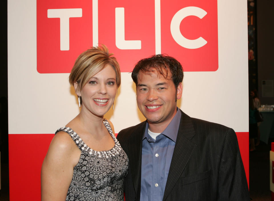 NEW YORK, NY - APRIL 23:  Television personalities John and Kate Gosselin attend the Discovery Upfront Presentation NY - Talent Images at the Frederick P. Rose Hall on April 23, 2008 in New York City.(Photo by Thos Robinson/Getty Images for Discovery)