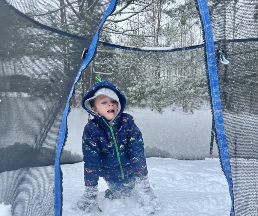Fun in the snow in Charlotte