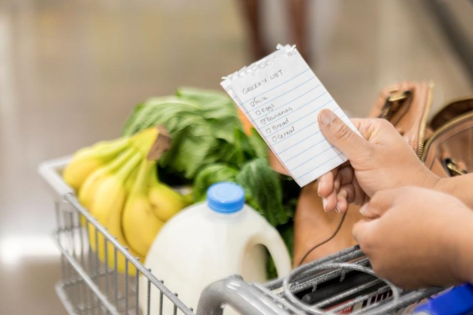 Think of meals ahead of time and make a grocery list