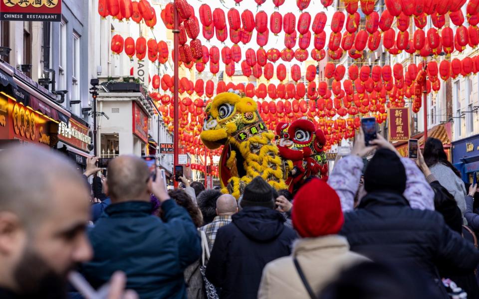 Lunar New Year celebrations in Chinatown, London - Heathcliff O&#39;Malley