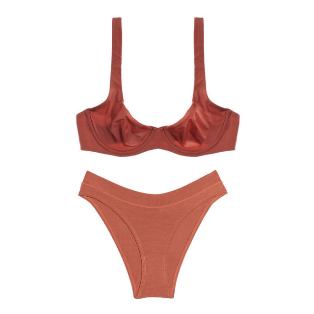 Red Basic Underwired Underwear Set – The Alley Online