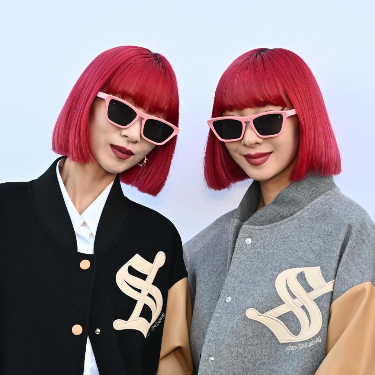  Ami Suzuki and Aya Suzuki of Amiaya attend the Stella McCartney Womenswear Fall/Winter 2024-2025 show as part of Paris Fashion Week on March 04, 2024 in Paris, France. . 