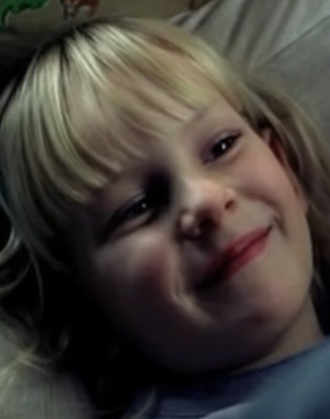 Chloe Greenfield as Lily smiles at Jimmy in "8 Mile"