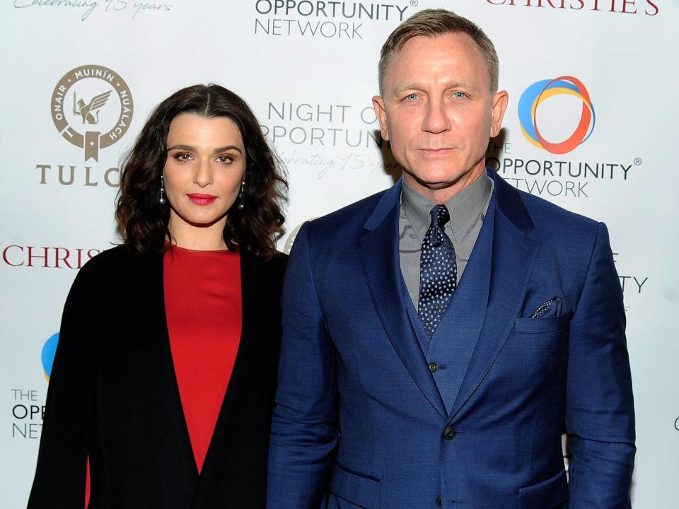 Rachel Weisz and Daniel Craig attend The Opportunity Network's 11th Annual Night of Opportunity Gala at Cipriani Wall Street on April 9, 2018 in New York City