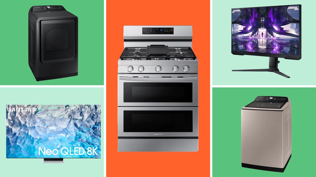 Shop Samsung Week for these amazing deals on appliances, TVs, monitors and more.