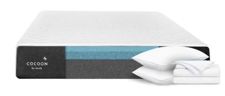 Cocoon Chill memory foam mattress on a white background