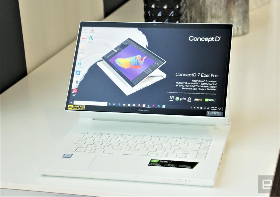 Acer ConceptD 7 Ezel Pro hands-on at CES 2020