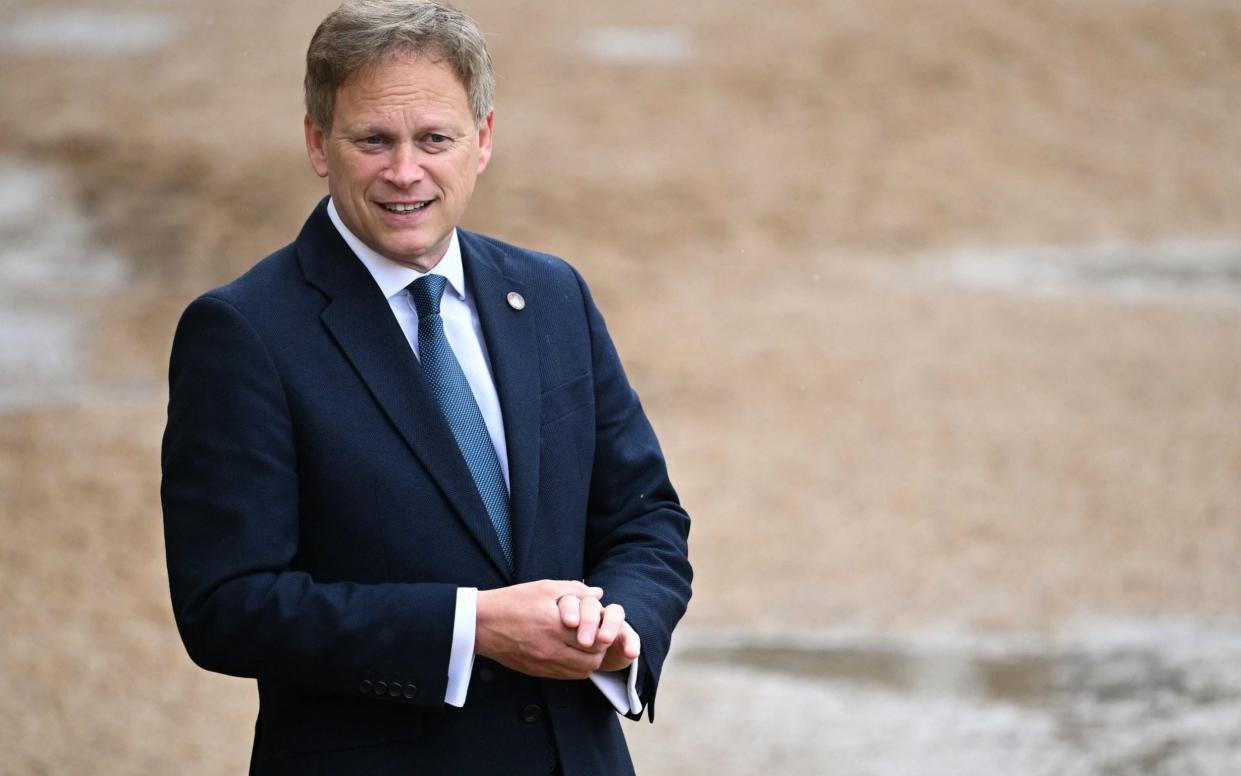 Grant Shapps arrives prior to the King's Birthday Parade