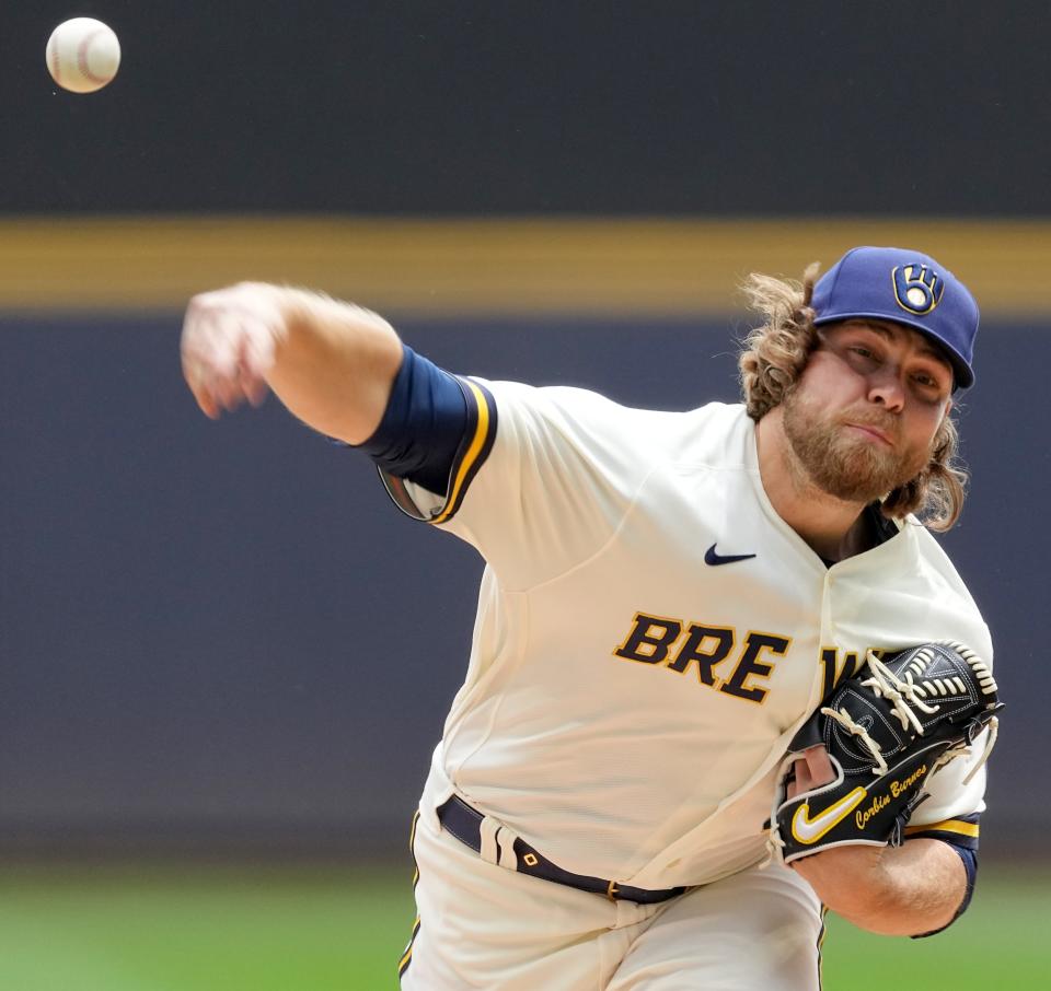 Corbin Burnes leads a Brewers staff that has a collective 3.63 earned run average, good for ninth in the major leagues and fourth in the NL.