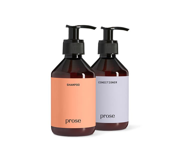 Find this <a href="https://fave.co/2zn1IXG" target="_blank" rel="noopener noreferrer">custom shampoo and conditioner for $25 at Prose</a><a href="https://fave.co/2zn1IXG" target="_blank" rel="noopener noreferrer">﻿</a>.