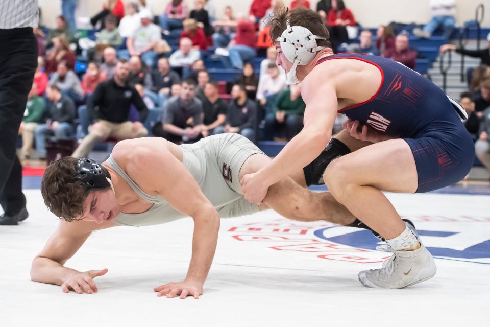 Lebanon's Griffin Gonzalez, right, is a three-time L-L League champion and has one District 3 title under his belt entering his senior season.