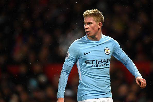 Kevin De Bruyne is set to make his return from injury (Getty)