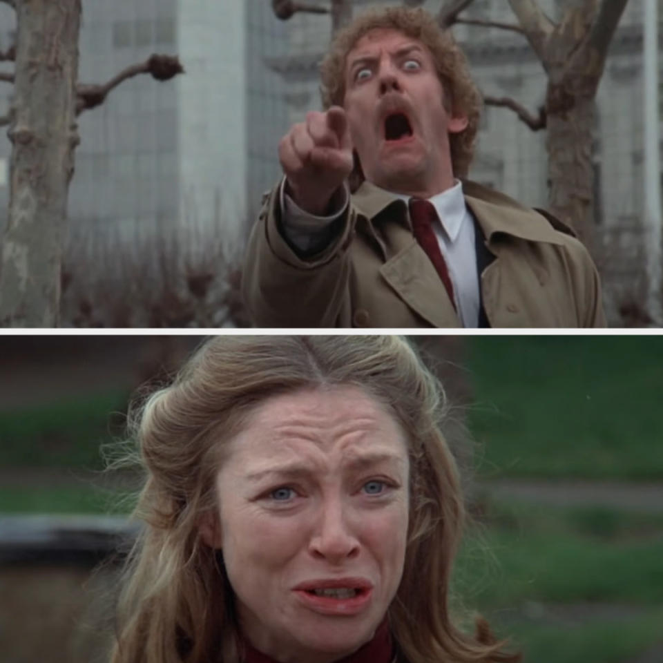 Screenshots from "Invasion of the Body Snatchers"