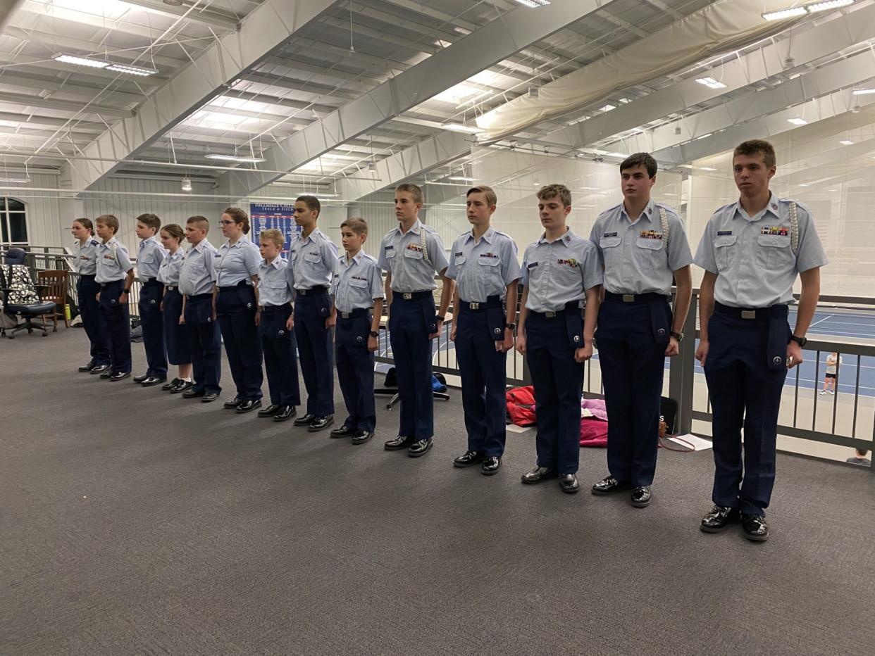 Hillsdale's Civil Air Patrol Squadron recently held a promotion ceremony for several cadets advancing in rank.