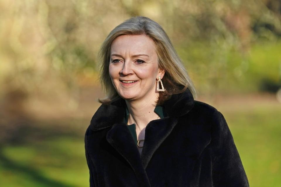 Foreign Secretary Liz Truss has supported Boris Johnson to continue as Prime Minister for ‘as long as possible’ (Aaron Chown/PA) (PA Wire)