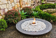 Showcase your artistic talent with a special sculpture or custom feature for your garden. <br><br><b>Fire pit/cement bowl</b><br>Make your own decorative cement bowl to give your garden a luxurious look. It can be used as a pot for plants, a fire pit or a pond - it's up to you!<br><a rel="nofollow" href="https://au.lifestyle.yahoo.com/better-homes-gardens/diy/h/25284376/how-to-make-cement-bowl/" data-ylk="slk:READ MORE: Make your own cement fire pit;elm:context_link;itc:0;sec:content-canvas" class="link ">READ MORE: Make your own cement fire pit</a> <br><br><b>Hebel block sculpture</b><br>This one is made from Hebel block. It’s cheap and easy to work with but it does blunt tools, so it’s best to use those you no longer need.<br><a rel="nofollow" href="https://au.lifestyle.yahoo.com/better-homes-gardens/diy/h/18128234/how-to-make-an-outdoor-sculpture/" data-ylk="slk:READ MORE: DIY outdoor sculpture;elm:context_link;itc:0;sec:content-canvas" class="link ">READ MORE: DIY outdoor sculpture</a> <br><br><b>Stone water feature</b><br>For a water feature with a difference, try this gravity-defying stone stack. It looks impressive as a stand-alone piece, but when the water is turned on is when the magic truly happens as it bubbles from the top and trickles down.<br><a rel="nofollow" href="https://au.lifestyle.yahoo.com/better-homes-gardens/diy/h/26154580/how-to-make-water-feature/" data-ylk="slk:READ MORE: Create a stone water feature;elm:context_link;itc:0;sec:content-canvas" class="link ">READ MORE: Create a stone water feature</a> <br><br><b>Corrugated iron animal sculptures</b><br>Recycle an old corrugated iron sheet into a fabulous chicken-shaped garden sculpture.<br><a rel="nofollow" href="https://au.lifestyle.yahoo.com/better-homes-gardens/how-to/h/-/25231077/how-to-make-a-corrugated-iron-chook/" data-ylk="slk:READ MORE: Fun animal sculptures;elm:context_link;itc:0;sec:content-canvas" class="link ">READ MORE: Fun animal sculptures</a>