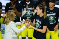 WNBA: Finals-Las Vegas Aces at Seattle Storm