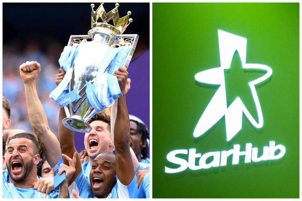 Singapore telco StarHub secured broadcasting rights to the English Premier League for the next three seasons. (PHOTOS: Reuters/Yahoo News Singapore)