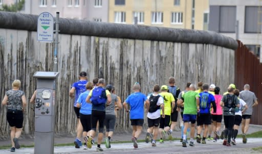 The race is part ultra-marathon, part tribute to those who died trying to cross the Wall, which the East German communist regime hastily erected in 1961