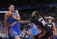 NBA: Miami Heat at Oklahoma City Thunder