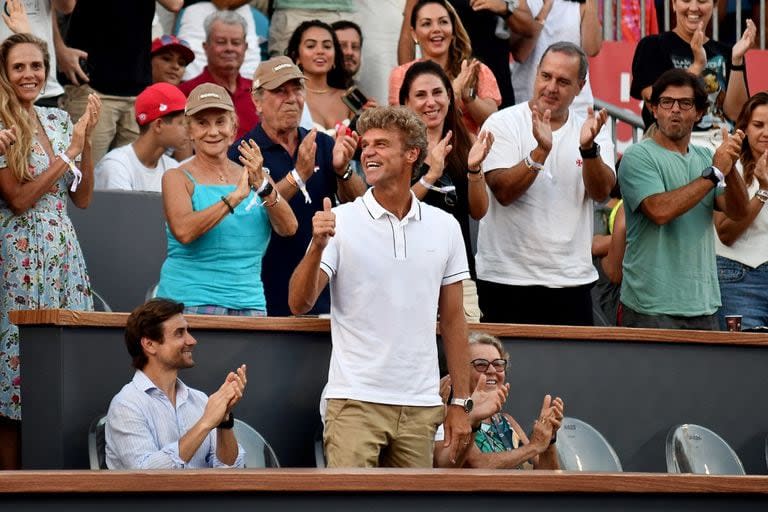 Guga Kuerten -y también David Ferrer-, espectadores de lujo durante la final del ATP de Río