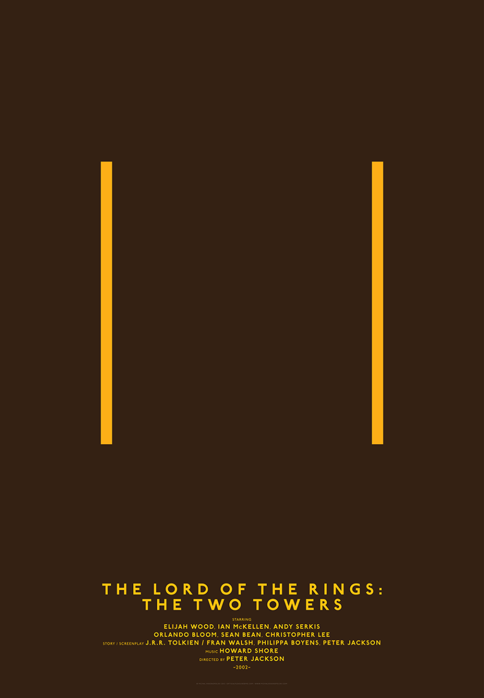 Minimalist movie poster