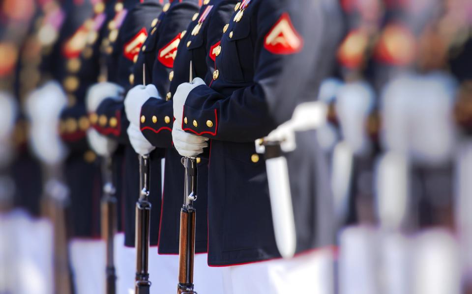 More than a dozen Marines (not pictured) were arrested at Camp Pendleton on Thursday during what has been described as "a public display for the entire unit to see." (Photo: mariusz_prusaczyk via Getty Images)