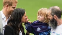 <p> Meghan Markle's philanthropic efforts have been a huge part of her life way before she became a royal, so it's no surprise she doesn't stand on airs and graces when meeting members of the public. </p> <p> During a visit to Ireland in 2018, one child didn't care that he was meeting the Duchess of Sussex as he reached out and smushed her face - and Meghan enjoyed the innocent, down-to-earth exchange just as much if her big smile is anything to go by. </p>