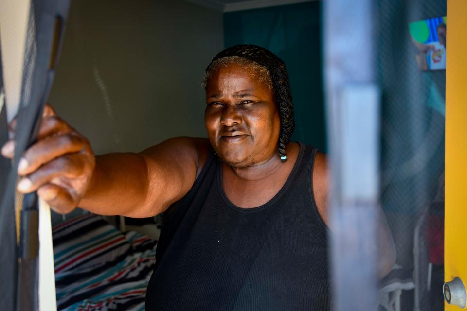 Latanya Brown has been a resident at The Reno Motel since January 2019, and was living in her van for two years beforehand. 