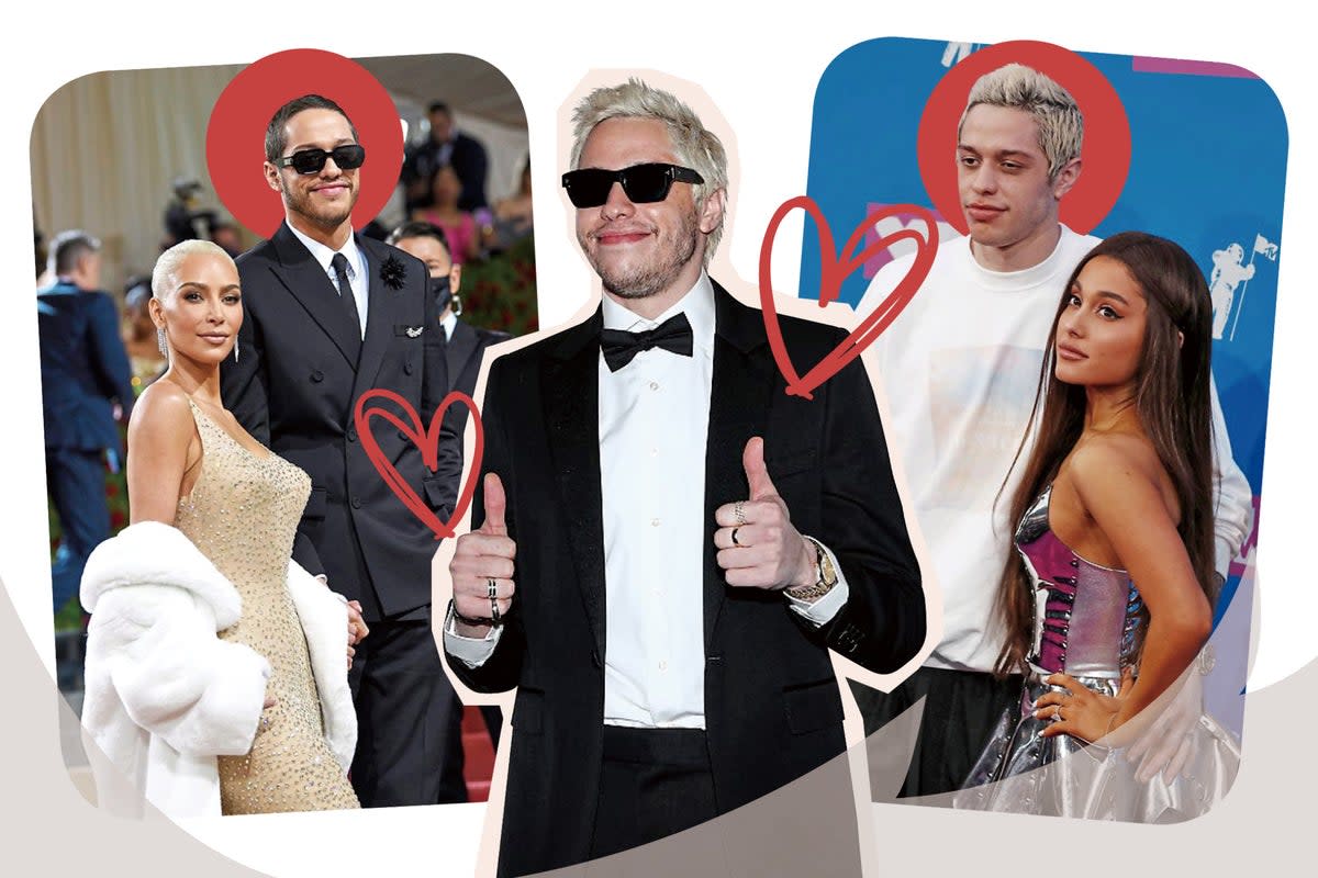 Ariana Grande, Kate Beckinsale, Kaia Gerber,  Bridgerton’s Phoebe Dynevor, Kim Kardashian, and now Emily Ratajowski? The alluring appeal of Pete Davidson  (ES)