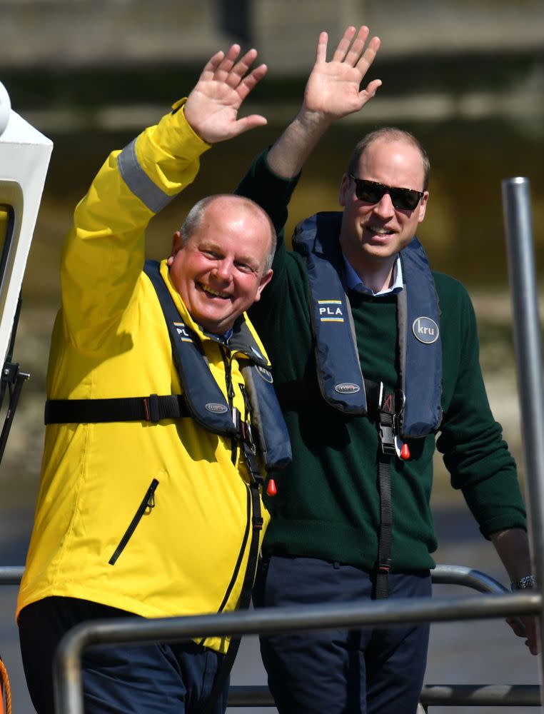Prince William during the launch of a new campaign to help prevent accidents and self-harm incidents on the River Thames on May 21, 2019. | Dominic Lipinski - WPA Pool/Getty Images